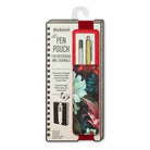 If-Bookaroo Pen Pouch Lastikli Kalemlik Dark Foral-Kitap Ayracı-1-roqelvaxirum.shop