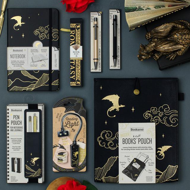 If-Bookaroo Pen Pouch Lastikli Kalemlik Fantasy Dragon-Kitap Ayracı-2-roqelvaxirum.shop