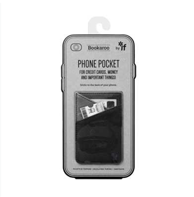 If-If Bookaroo Phone Pocket Telefon Kartlığı Black-Kitap Ayracı-1-roqelvaxirum.shop