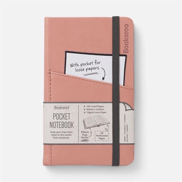 If-If Bookaroo Pocket (A6) Notebook Journal çizgili Defter Blush-Çizgili-1-roqelvaxirum.shop