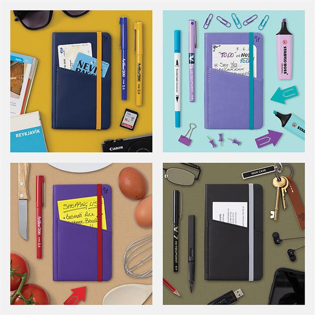 If-If Bookaroo Pocket (A6) Notebook Journal çizgili Defter Blush-Çizgili-3-roqelvaxirum.shop