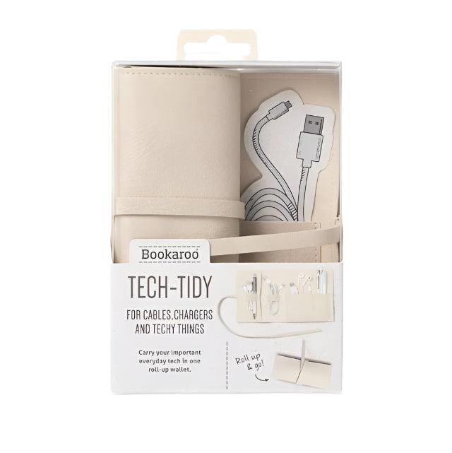 If-Bookaroo Travel Tech Tidy Kablo Düzenleyici Cream-Kablo Düzenleyici-1-roqelvaxirum.shop