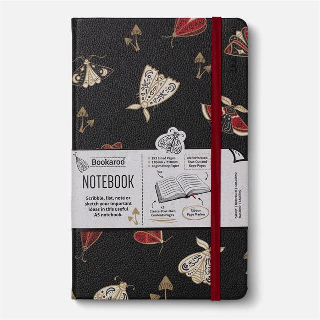 If-If Bookaroo A5 Notebook Journal çizgili Defter Moths-Çizgili-1-roqelvaxirum.shop