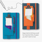 If-If Bookaroo Clipboard Klipsli Lastikli Kalemlik Turuncu-Kitap Ayracı-3-roqelvaxirum.shop