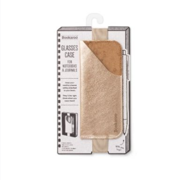 If-If Bookaroo Glasses Case Lastikli Gözlük Kılıfı Gold-Gözlük Kılıfı-1-roqelvaxirum.shop