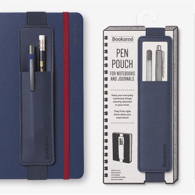 If-İf Bookaroo Pen Pouch Defter üstü Kalemlik Navy Lacivert-Kitap Ayracı-3-roqelvaxirum.shop