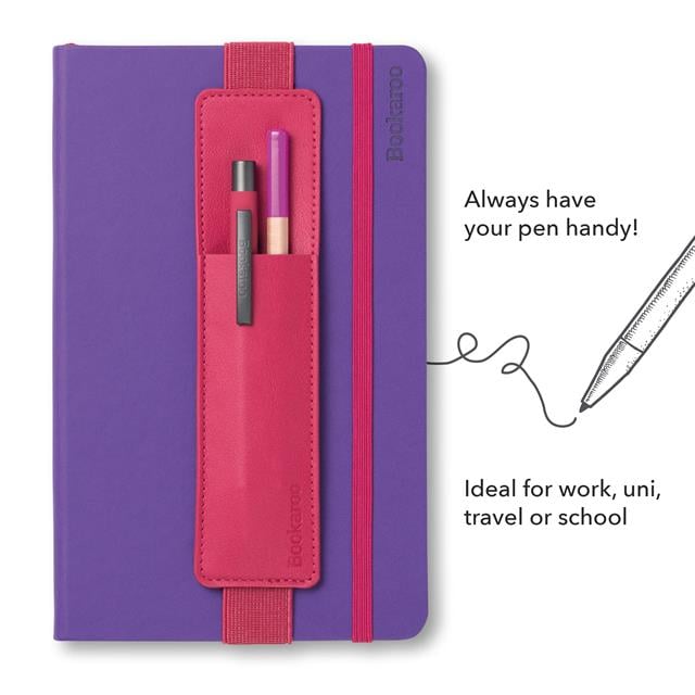 If-İf Bookaroo Pen Pouch Defter üstü Kalemlik Pink Pembe-Kitap Ayracı-3-roqelvaxirum.shop