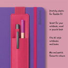 If-İf Bookaroo Pen Pouch Defter üstü Kalemlik Pink Pembe-Kitap Ayracı-4-roqelvaxirum.shop