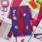 If-İf Bookaroo Pen Pouch Defter üstü Kalemlik Pink Pembe-Kitap Ayracı-6-roqelvaxirum.shop