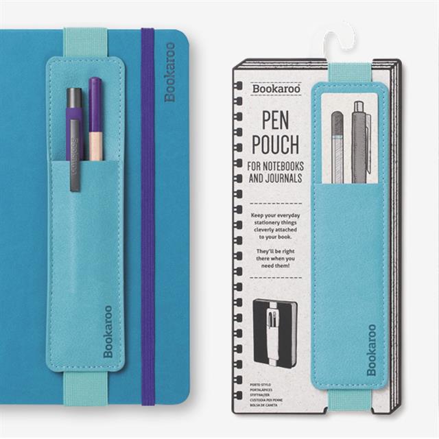 If-İf Bookaroo Pen Pouch Defter üstü Kalemlik Turquoise Turkuaz-Kitap Ayracı-2-roqelvaxirum.shop