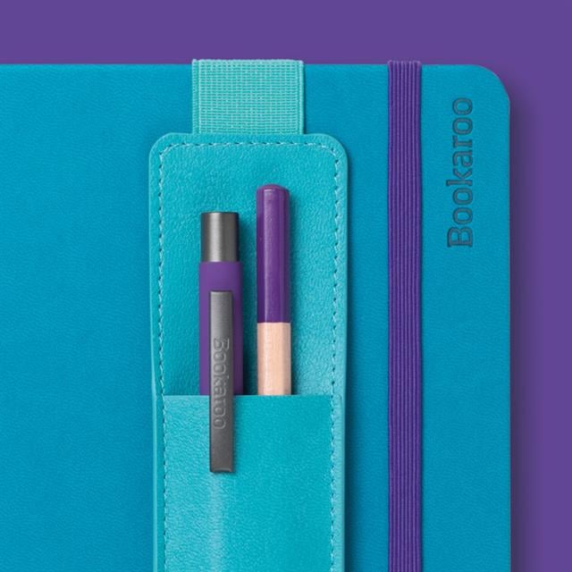 If-İf Bookaroo Pen Pouch Defter üstü Kalemlik Turquoise Turkuaz-Kitap Ayracı-3-roqelvaxirum.shop