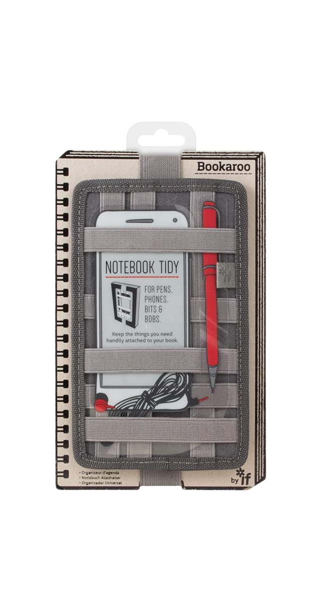 If-İf Bookaroo Pen Pouch Notebook Tidy Defter üstü Düzenleyici Charcoal Gri-Kitap Ayracı-1-roqelvaxirum.shop