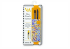 If-If Bookaroo Pen Pouch Sarı çiçekli Lastikli Kalemlik-Kitap Ayracı-1-roqelvaxirum.shop