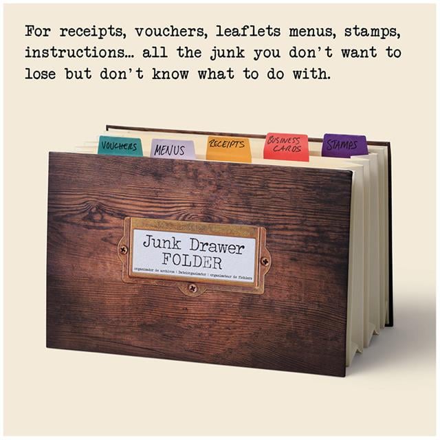 If-If Journals For Life Junk Drawer Folder Efemera Dosyası-Çizgili-4-roqelvaxirum.shop