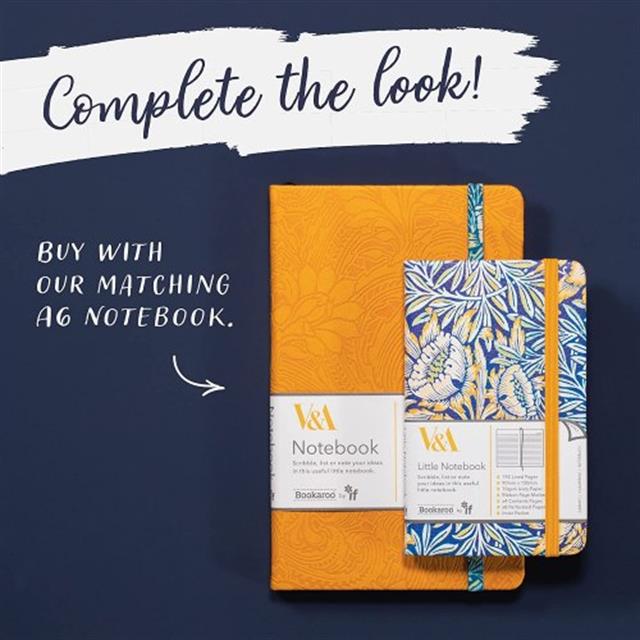 If-If V & A Bookaroo A5 Harry Potter Morris Tulip & Willow çizgili Defter-Defter-2-roqelvaxirum.shop