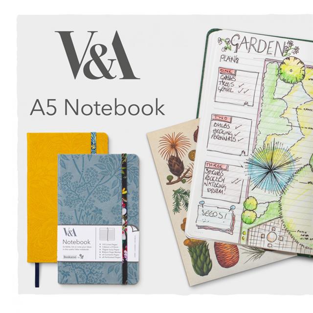 If-If V & A Bookaroo A5 Harry Potter Morris Tulip & Willow çizgili Defter-Defter-4-roqelvaxirum.shop