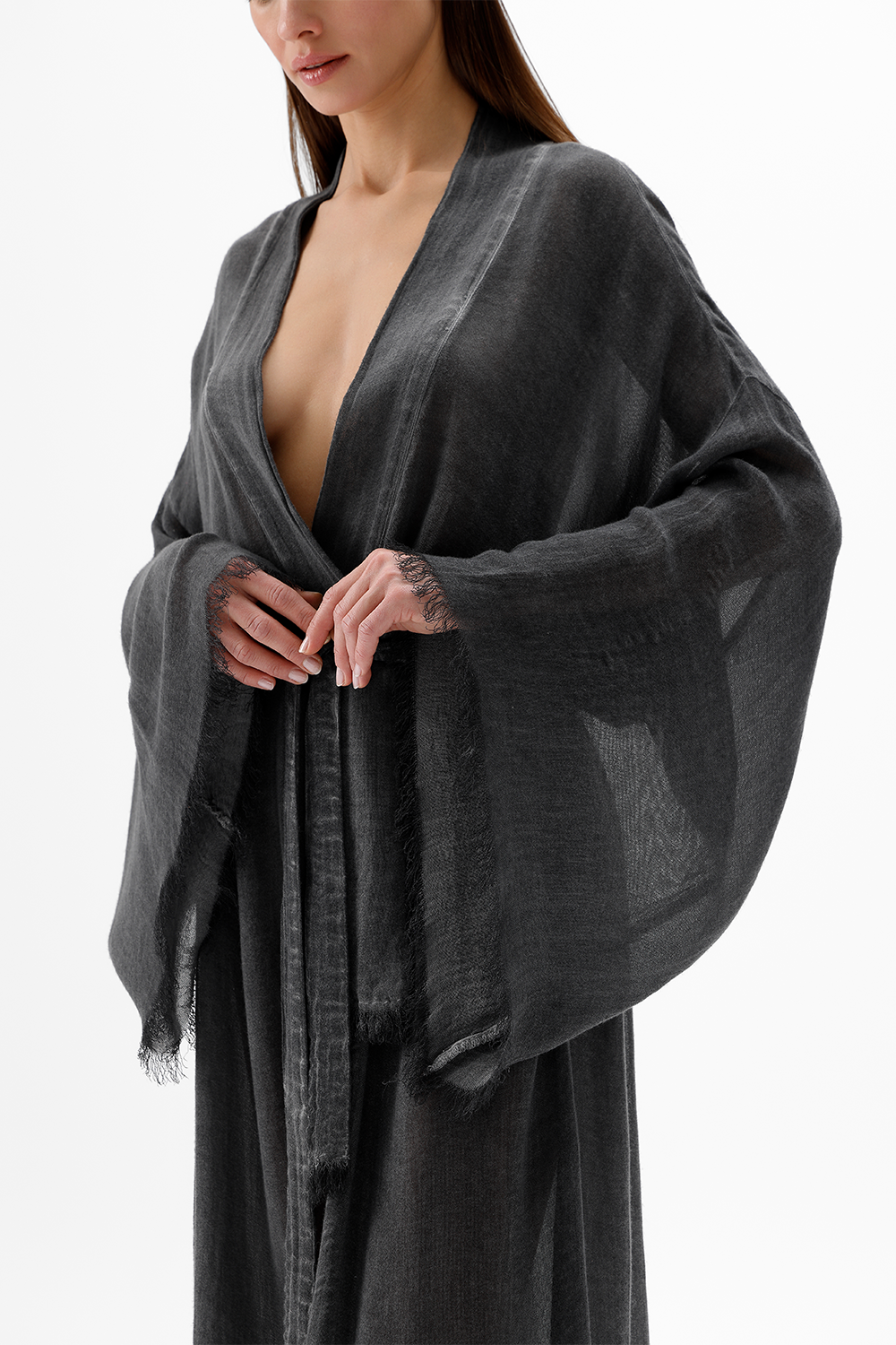 İkikız-Bambu Gri Uzun Kimono-Kimono-4-roqelvaxirum.shop