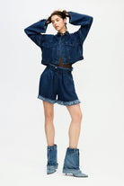 İkikız-Denim Şort-Şort-4-roqelvaxirum.shop