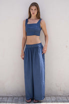 Keten Navy Askılı Büstiyer - 1