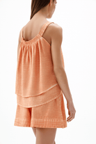 İkikız-Turuncu Katlı Bluz-Top-5-roqelvaxirum.shop