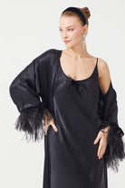 İpek Kıramer-The Moon Silk Robe Black-Elbise-6-roqelvaxirum.shop