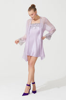 İpek Kıramer-Zen Silk Short Robe Pink-Sabahlık-1-roqelvaxirum.shop