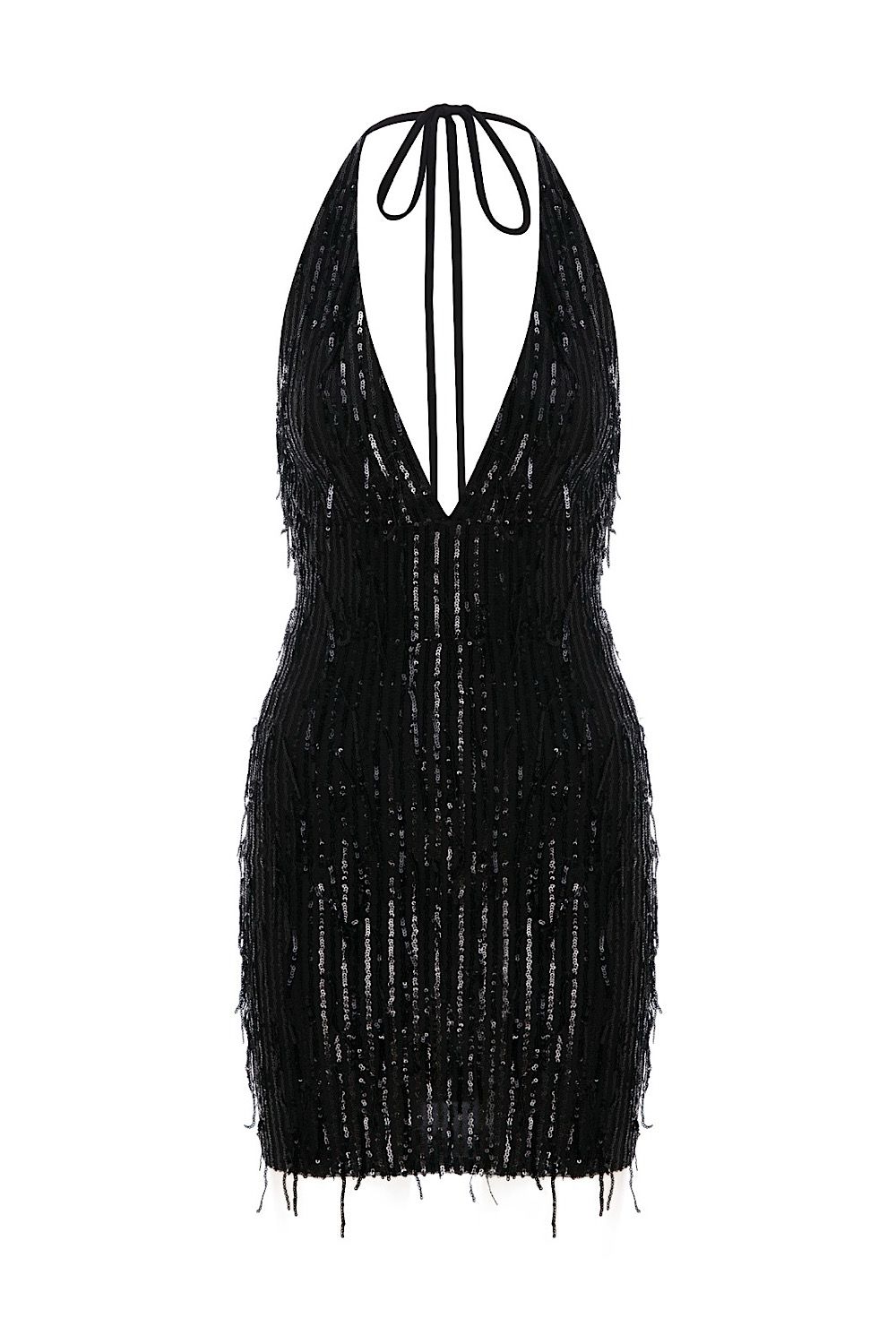Iquoniq-Dance İn Ice Black-Elbise-1-roqelvaxirum.shop