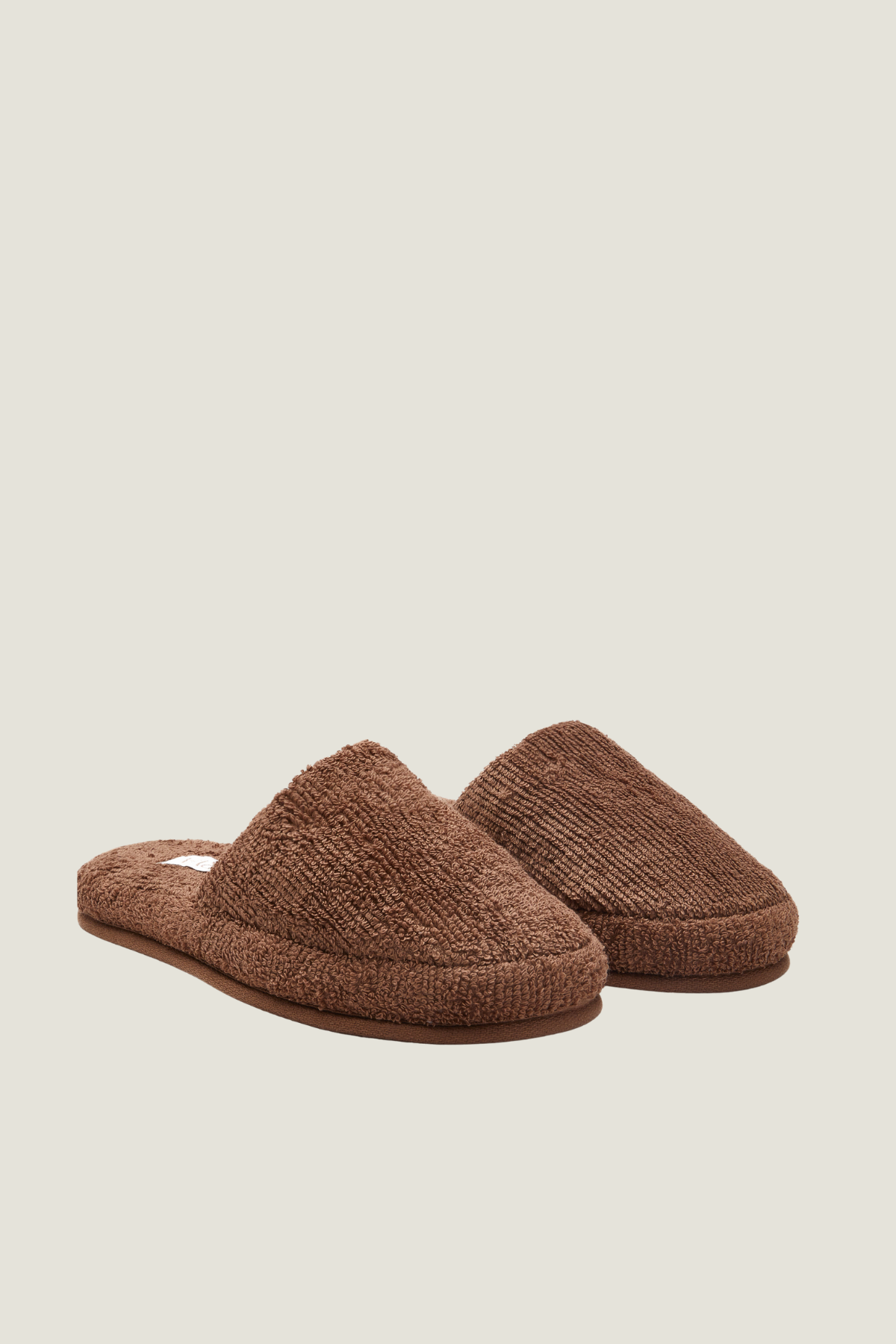 İRYA-Solena %100 Pamuk Havlu Unisex Terlik Mocha-Terlik-1-roqelvaxirum.shop