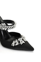 Kaitly Saten 10 Cm Topuklu Terlik