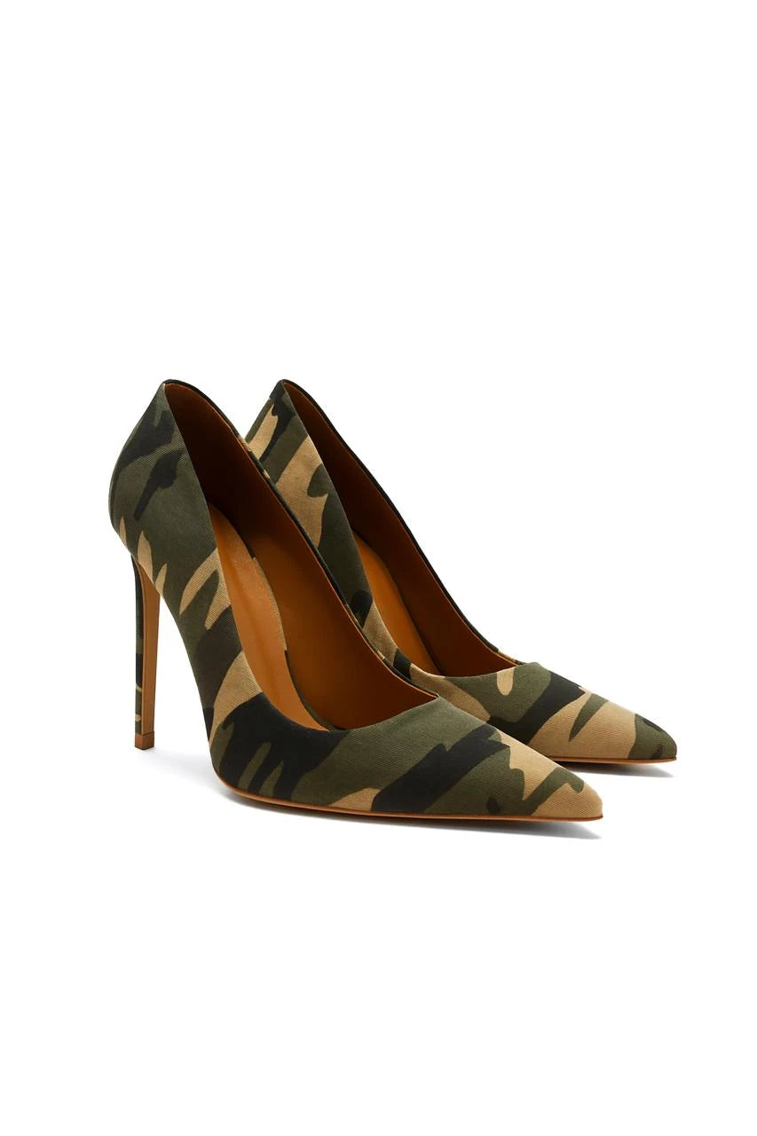 Monaco Kumaş 10 Cm Stiletto