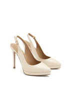 Tanya Deri 12 Cm Platform Topuklu Ayakkabı