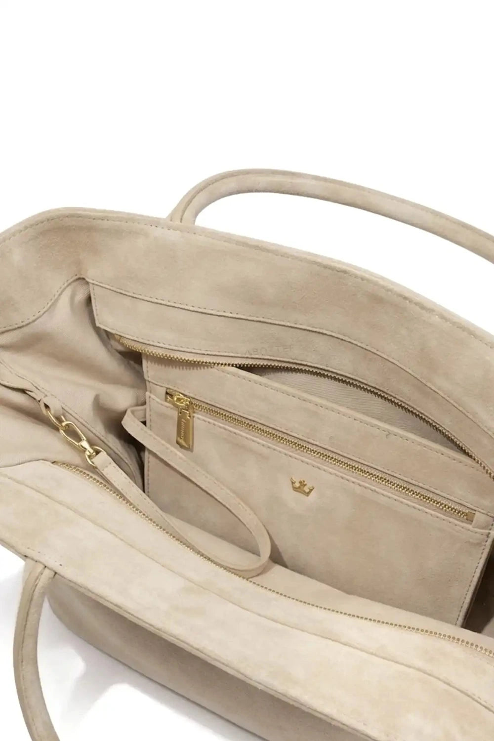 Jabobag Tote Medium Süet Omuz Çantası