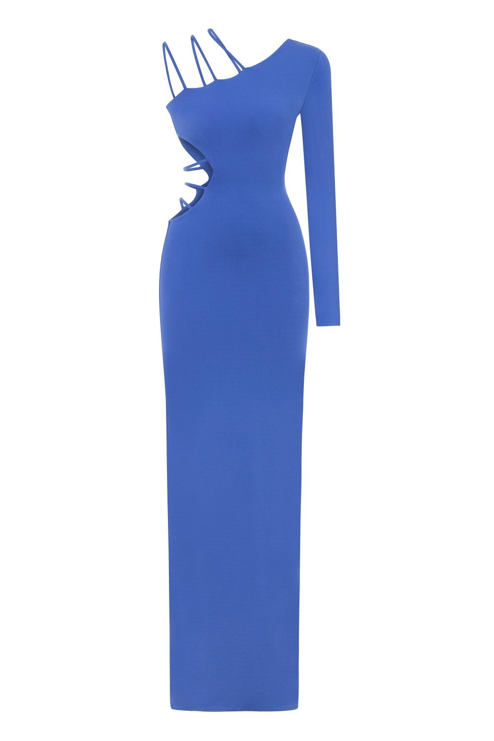 Jendue-Aurora One Shoulder Maxi Dress-Elbise-4-roqelvaxirum.shop