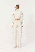Jendue-Chaby Cut Out Pants-Kot Pantolon-2-roqelvaxirum.shop