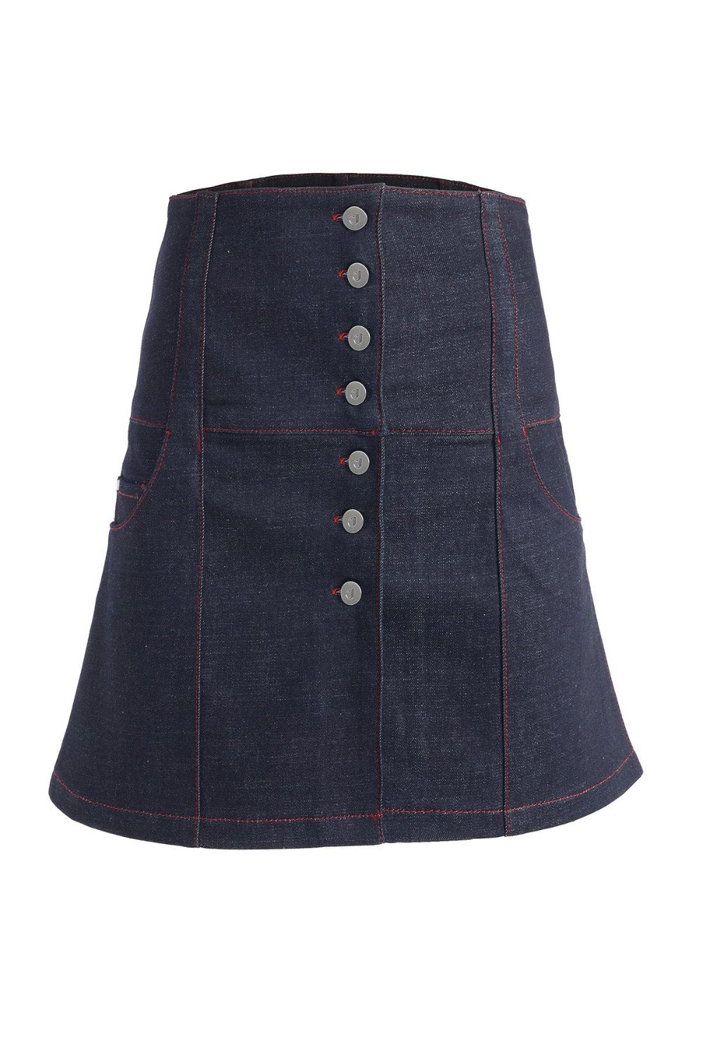 Jendue-Chaby Mini Skirt Deep Blue-Etek-3-roqelvaxirum.shop