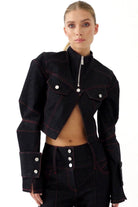 Jendue-Davidson Cropped Denim Jacket-Ceket-1-roqelvaxirum.shop