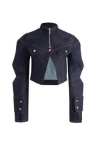 Jendue-Davidson Cropped Denim Jacket-Ceket-2-roqelvaxirum.shop