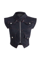 Jendue-Davidson Cross Neck Vest-Top-2-roqelvaxirum.shop