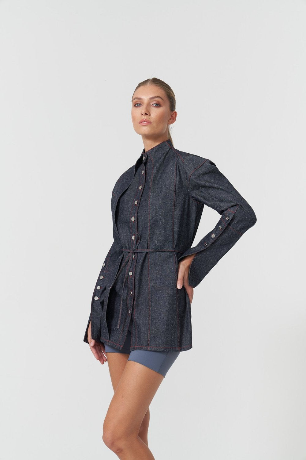 Jendue-Davidson Double Collar Shirt-Gömlek-1-roqelvaxirum.shop