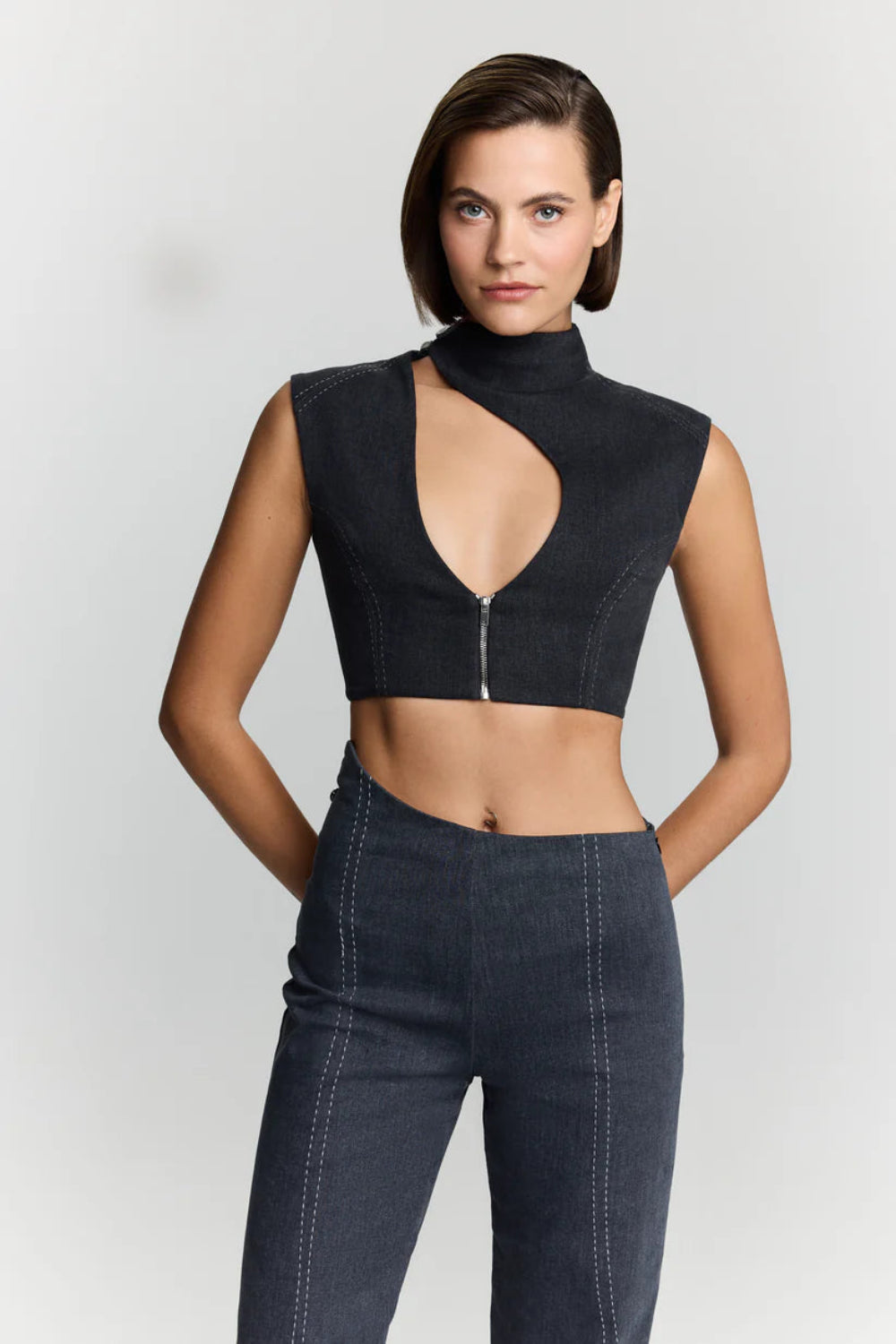 Jendue-Dew Drop Denim Jacket-Top-1-roqelvaxirum.shop