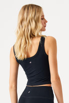 Jerf-Aura Kısa Boy Soft Atlet Siyah-Spor Üstü-3-roqelvaxirum.shop