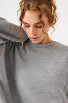 Jerf-Aura Sweatshirt Gri Melanj-Sweatshirts & Hoodies-3-roqelvaxirum.shop