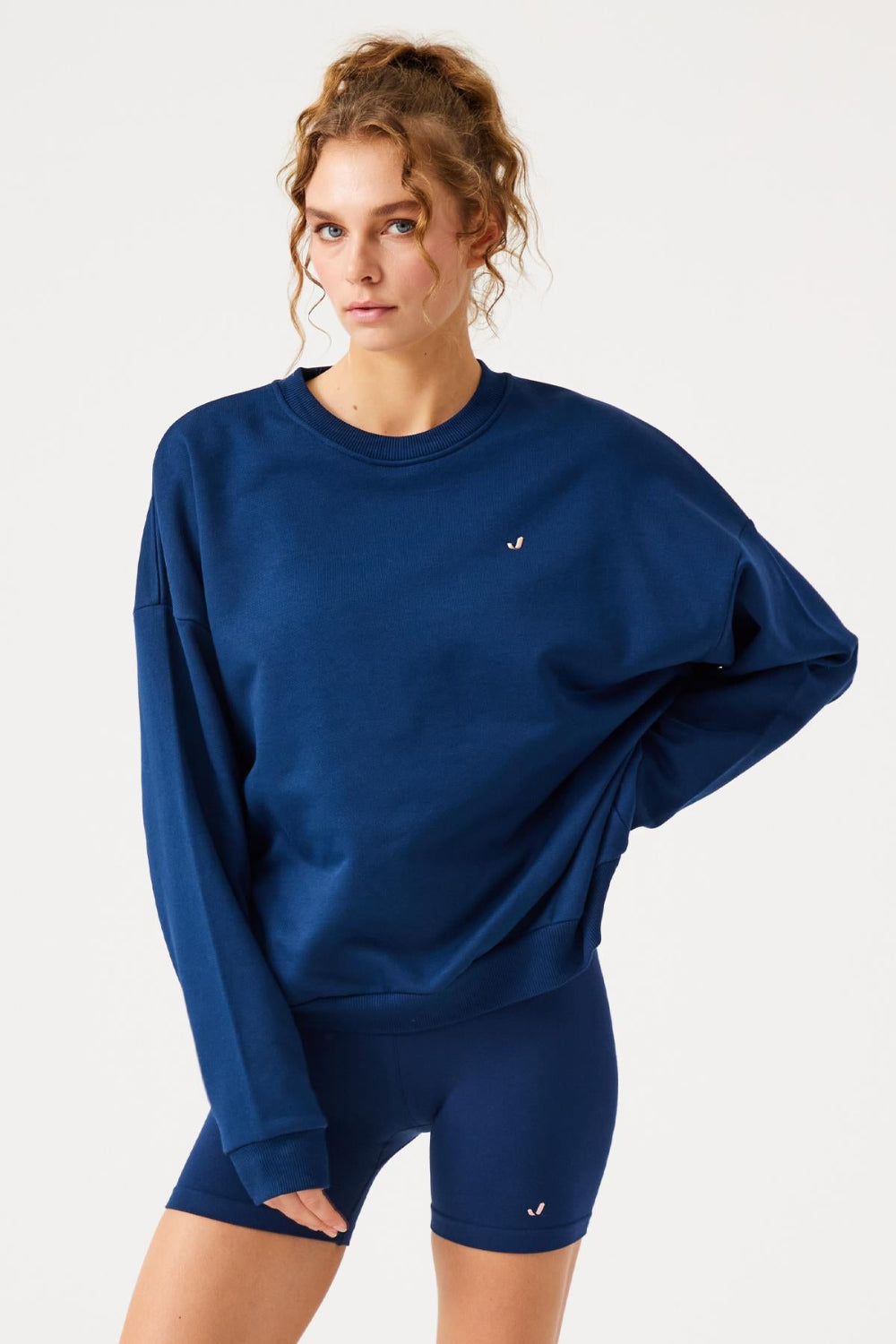 Jerf-Aura Sweatshirt Lacivert-Sweatshirts & Hoodies-1-roqelvaxirum.shop