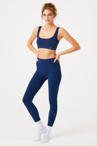 Jerf-Aura Yüksek Bel 7/8 Modal Tayt Lacivert-Tayt-1-roqelvaxirum.shop