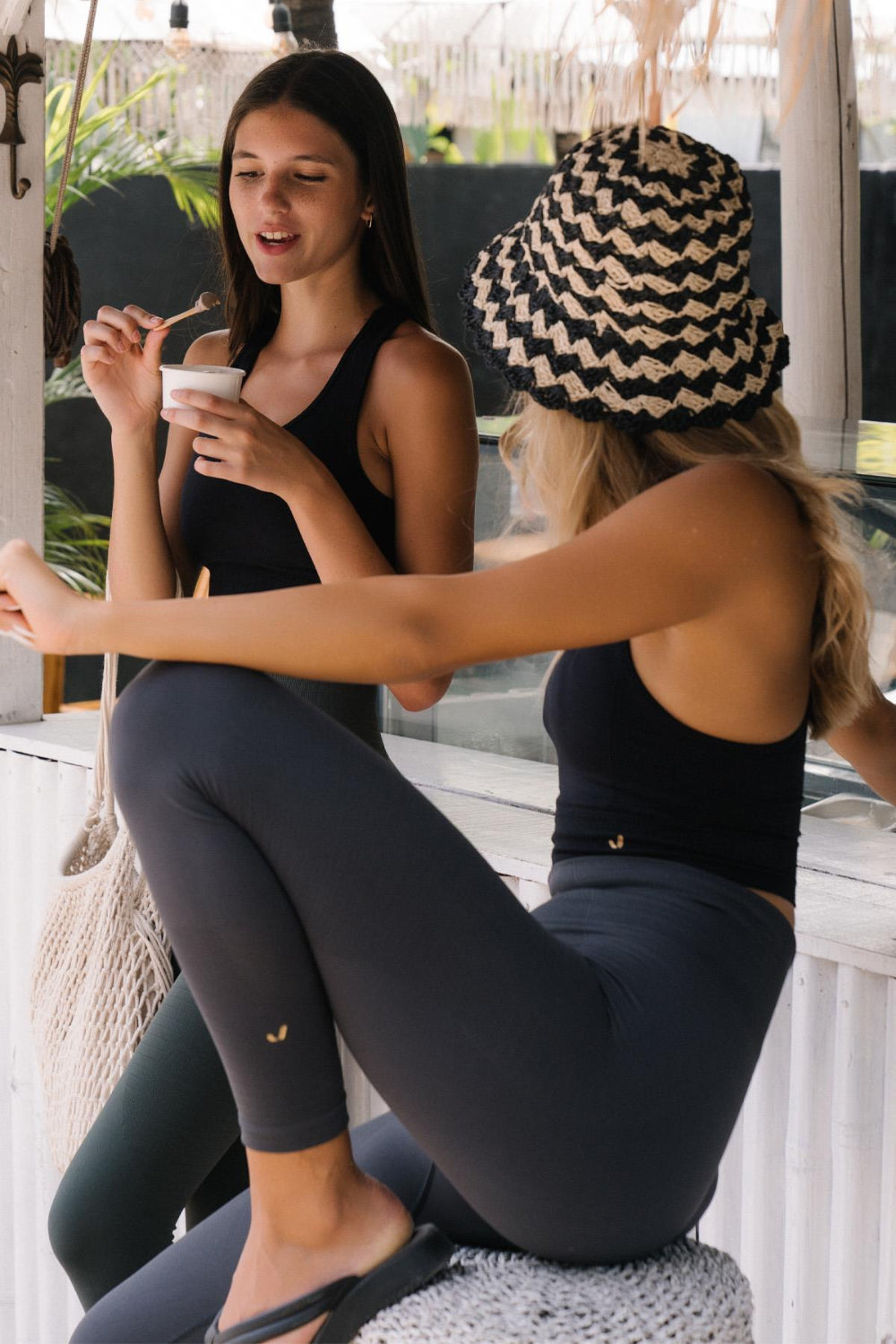 Jerf-Gela Yüksek Bel, Esnek Ve Toparlayıcı Spor Tayt Antrasit-Tayt-1-roqelvaxirum.shop