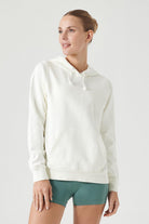 Jerf-Lydney Kadın Kapüşonlu Sweatshirt Krem-Sweatshirts & Hoodies-1-roqelvaxirum.shop
