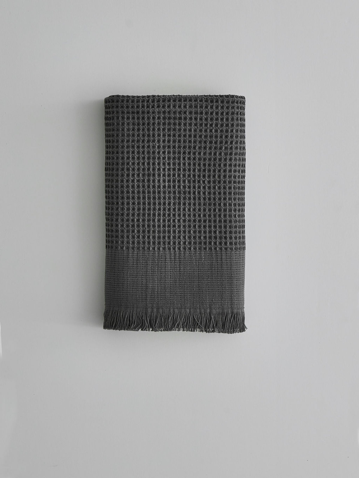 Anika 3'lü Havlu Seti | Antrasit | %100 Doğal Pamuk | 30x50 + 50x90 + 100x150 cm
