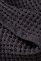 Aqua Line Waffle El Havlusu Seti Antrasit-Krem 30x50