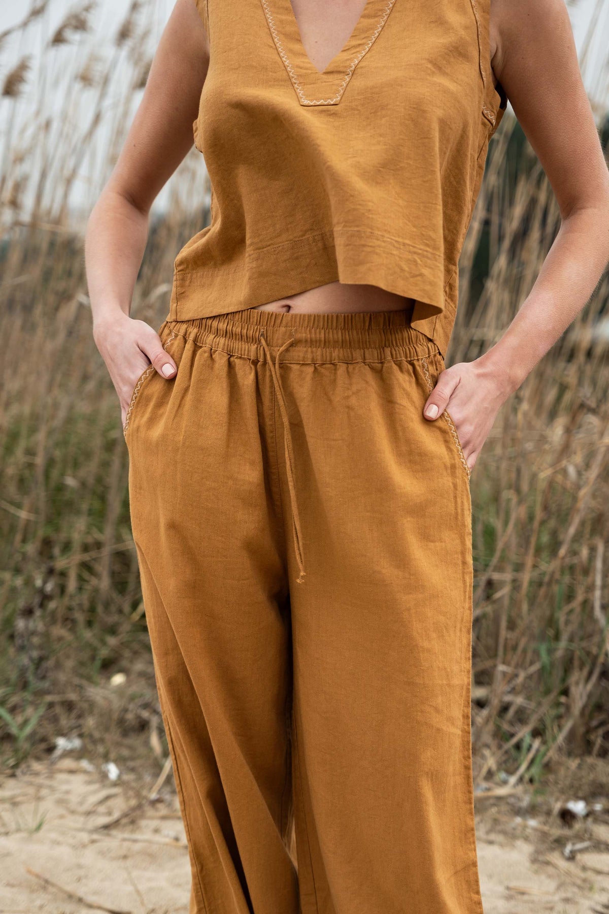 Nina Crop - Pantolon Takım
