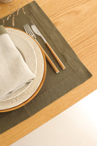 KM Home Collection-2'li Set Oliva Keten Peçete-Sunum Aksesuarları-3-roqelvaxirum.shop
